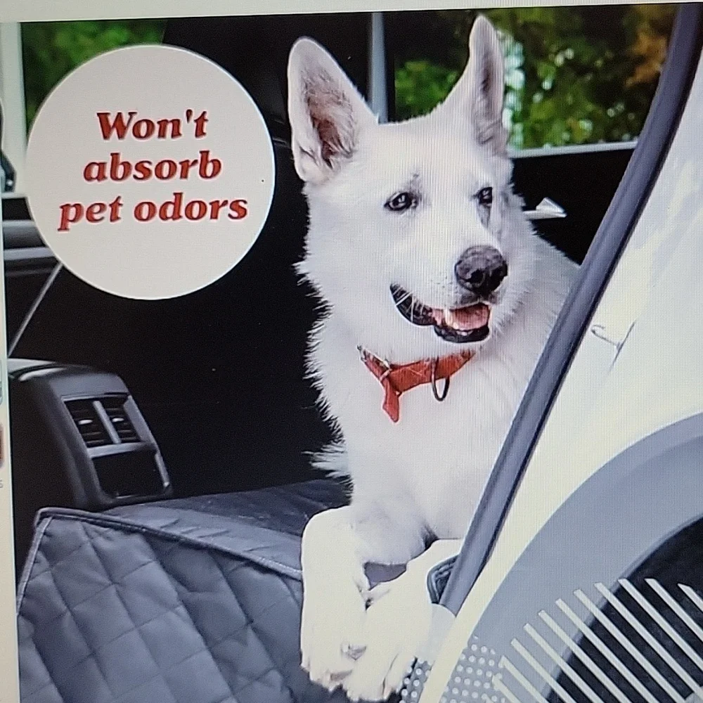 Lusso Gear gray dog car back seat cover Waterproof non slip Universal fit NEW…
